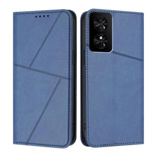 For TCL 50 SE / TCL 40 NxtPaper 4G Strong Magnetic Frosted Flip Leather Phone Case(Royal Blue)