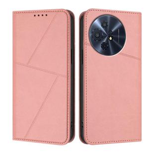 For TCL 50 XL 5G / 50 XL NxtPaper 5G Strong Magnetic Frosted Flip Leather Phone Case(Pink)