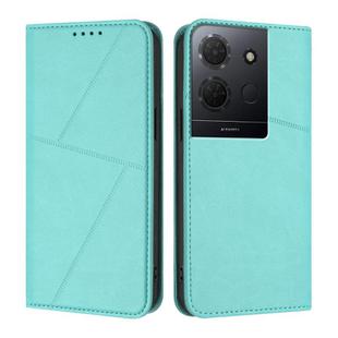 For TCL 503 Strong Magnetic Frosted Flip Leather Phone Case(Light Blue)