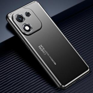 For Honor X70i Frosted Metal Phone Case(Black)