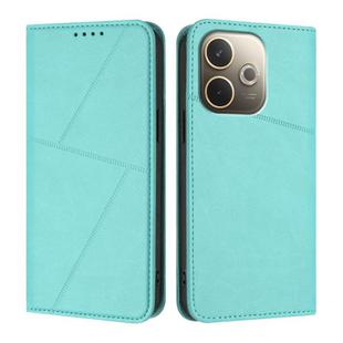 For OPPO A5 Pro 5G Global Strong Magnetic Frosted Flip Leather Phone Case(Light Blue)