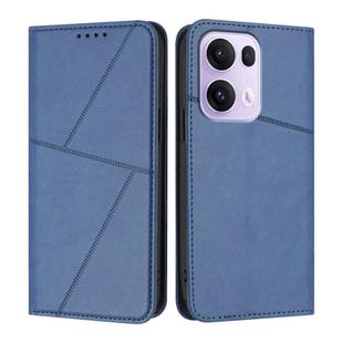 For OPPO Reno13 Pro Global Strong Magnetic Frosted Flip Leather Phone Case(Royal Blue)