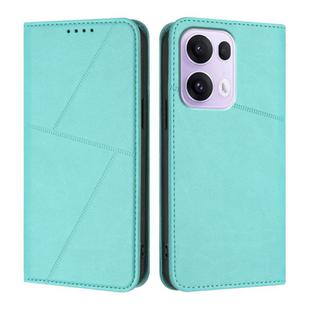 For OPPO Reno13 Pro Global Strong Magnetic Frosted Flip Leather Phone Case(Light Blue)