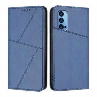 For OPPO Reno14 Global Strong Magnetic Frosted Flip Leather Phone Case(Royal Blue)