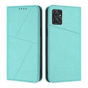 For Motorola Moto G Power 2023 Strong Magnetic Frosted Flip Leather Phone Case(Light Blue)