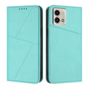 For Motorola Moto G Stylus 5G 2023 Strong Magnetic Frosted Flip Leather Phone Case(Light Blue)