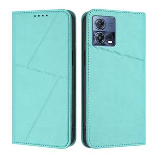 For Motorola Moto S30 Pro / Edge 30 Fusion Strong Magnetic Frosted Flip Leather Phone Case(Light Blue)