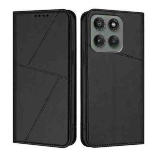 For Motorola Edge 60 Pro Strong Magnetic Frosted Flip Leather Phone Case(Black)