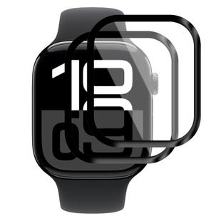 For Apple Watch Series 10 46mm 2pcs xDfind Curved 3D Composite Material Soft Film Screen Protector