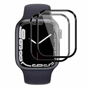 For Apple Watch Series 9 / 8 / 7 45mm 2pcs xDfind Curved 3D Composite Material Soft Film Screen Protector