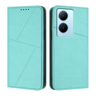 For vivo Y78 / Y78+ / V29 Lite Strong Magnetic Frosted Flip Leather Phone Case(Light Blue)