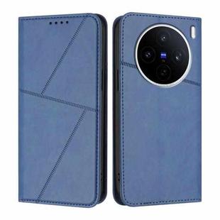 For vivo X200s Strong Magnetic Frosted Flip Leather Phone Case(Royal Blue)