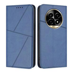 For Realme 13 Pro Strong Magnetic Frosted Flip Leather Phone Case(Royal Blue)