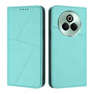 For Realme P3 Pro 5G Strong Magnetic Frosted Flip Leather Phone Case(Light Blue)
