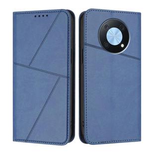 For Huawei Enjoy 50 Pro Strong Magnetic Frosted Flip Leather Phone Case(Royal Blue)