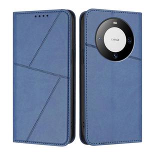 For Huawei Mate 60 Strong Magnetic Frosted Flip Leather Phone Case(Royal Blue)