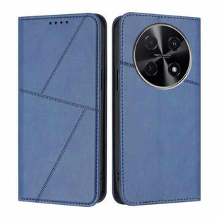 For Huawei nova 12i Strong Magnetic Frosted Flip Leather Phone Case(Royal Blue)