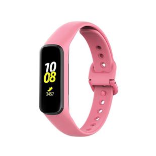 For Samsung Galaxy Fit2 R220 xDfind Solid Color Silicone Watch Band(Pink)