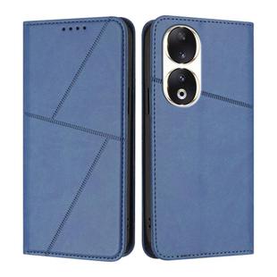 For Honor 90 Strong Magnetic Frosted Flip Leather Phone Case(Royal Blue)