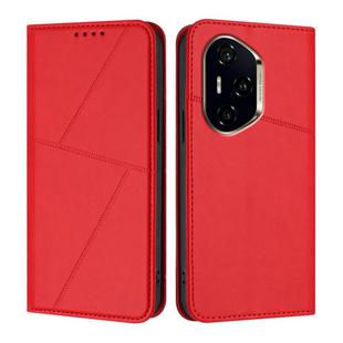 For Honor 300 Pro / 300 Ultra Strong Magnetic Frosted Flip Leather Phone Case(Red)