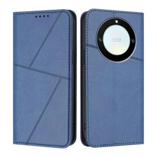 For Honor X40 / X9a / Magic5 Lite Strong Magnetic Frosted Flip Leather Phone Case(Royal Blue)