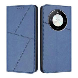For Honor X50 / X9b / Magic6 Lite Strong Magnetic Frosted Flip Leather Phone Case(Royal Blue)