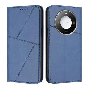 For Honor X60 / X9c Smart Global Strong Magnetic Frosted Flip Leather Phone Case(Royal Blue)