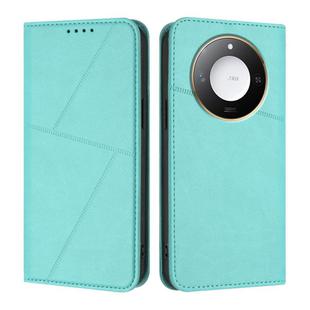 For Honor X60 / X9c Smart Global Strong Magnetic Frosted Flip Leather Phone Case(Light Blue)