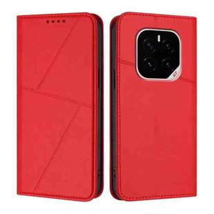 For Honor GT Pro Strong Magnetic Frosted Flip Leather Phone Case(Red)