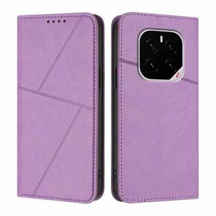 For Honor GT Pro Strong Magnetic Frosted Flip Leather Phone Case(Light Purple)