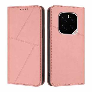 For Honor GT Pro Strong Magnetic Frosted Flip Leather Phone Case(Pink)