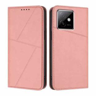 For Honor X60 GT Strong Magnetic Frosted Flip Leather Phone Case(Pink)