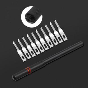 Ergonomic Non-slip Carving Glue Remover Knife Set, Model:NO.5