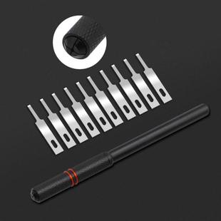 Ergonomic Non-slip Carving Glue Remover Knife Set, Model:NO.9