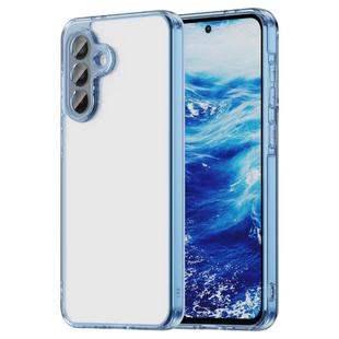 For Samsung Galaxy A36 5G PC Hybrid TPU Airbag Shockproof Phone Case(Transparent Blue)