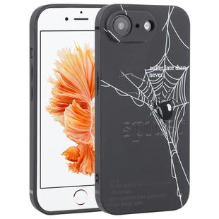 For iPhone 6 / 6s Graffiti Spider TPU Phone Case(Black Grey Spider)