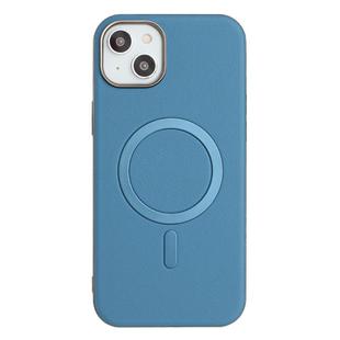 For iPhone 11 Solid Color Plating MagSafe Full Coverage Phone Case(Baby Blue)