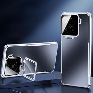 For Xiaomi 15 Four-corner Airbag Metal Lens Holder TPU Phone Case(Black)