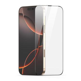 For iPhone 16 Pro Max DUX DUCIS Roga Series 2.5D HD Fully Transparent Tempered Screen Protector with Dust Removal Quick-Attach Box