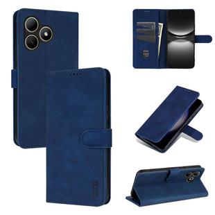 For Wiko Hi Enjoy 80S AZNS Skin Feel Calf Texture Flip Leather Phone Case(Blue)