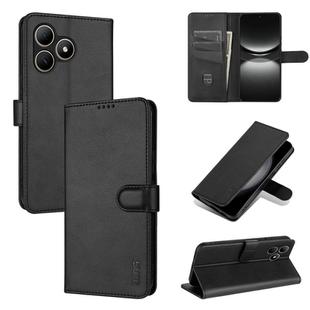 For Wiko Hi Enjoy 80S AZNS Skin Feel Calf Texture Flip Leather Phone Case(Black)