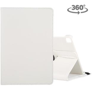 For Huawei Enjoy Tablet 2 10.1 inch Litchi Texture Rotating ClassicBusiness Horizontal Flip Leather Case with Holder(White)