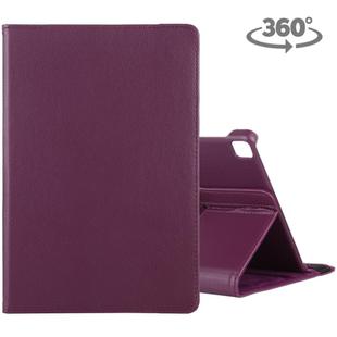 For Huawei Enjoy Tablet 2 10.1 inch Litchi Texture Rotating ClassicBusiness Horizontal Flip Leather Case with Holder(Purple)