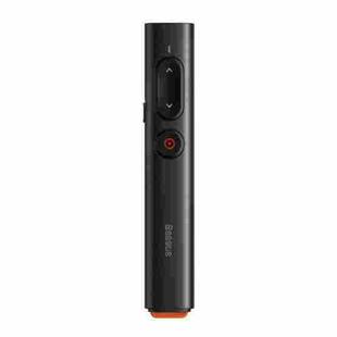 Baseus ACFYB-B01 Orange Dot RF2.4GHz PPT Wireless Multimedia Presenter Page Turning Pen, Youth Version, Control Distance: 30m(Black)