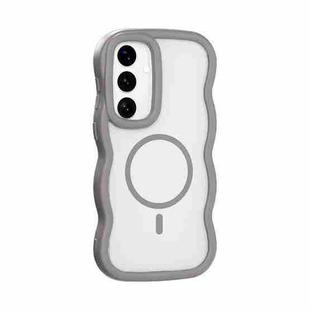 For Samsung Galaxy S25+ 5G Skin Feel MagSafe Phone Case(Grey)