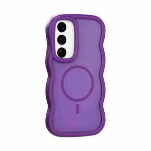 For Samsung Galaxy S25+ 5G Skin Feel MagSafe Phone Case(Purple)
