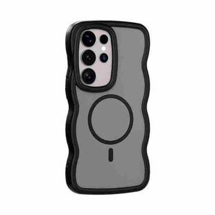 For Samsung Galaxy S25 Ultra 5G Skin Feel MagSafe Phone Case(Black)
