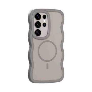 For Samsung Galaxy S25 Ultra 5G Skin Feel MagSafe Phone Case(Grey)