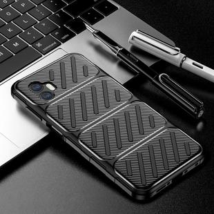 For Samsung Galaxy XCover7 Pro Carbon Fiber Texture Shockproof TPU Phone Case(Black)