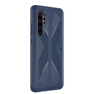 For Xiaomi Mi Note 10 Lite Butterfly Shadow Shockproof Rubber TPU Protective Case(Blue)